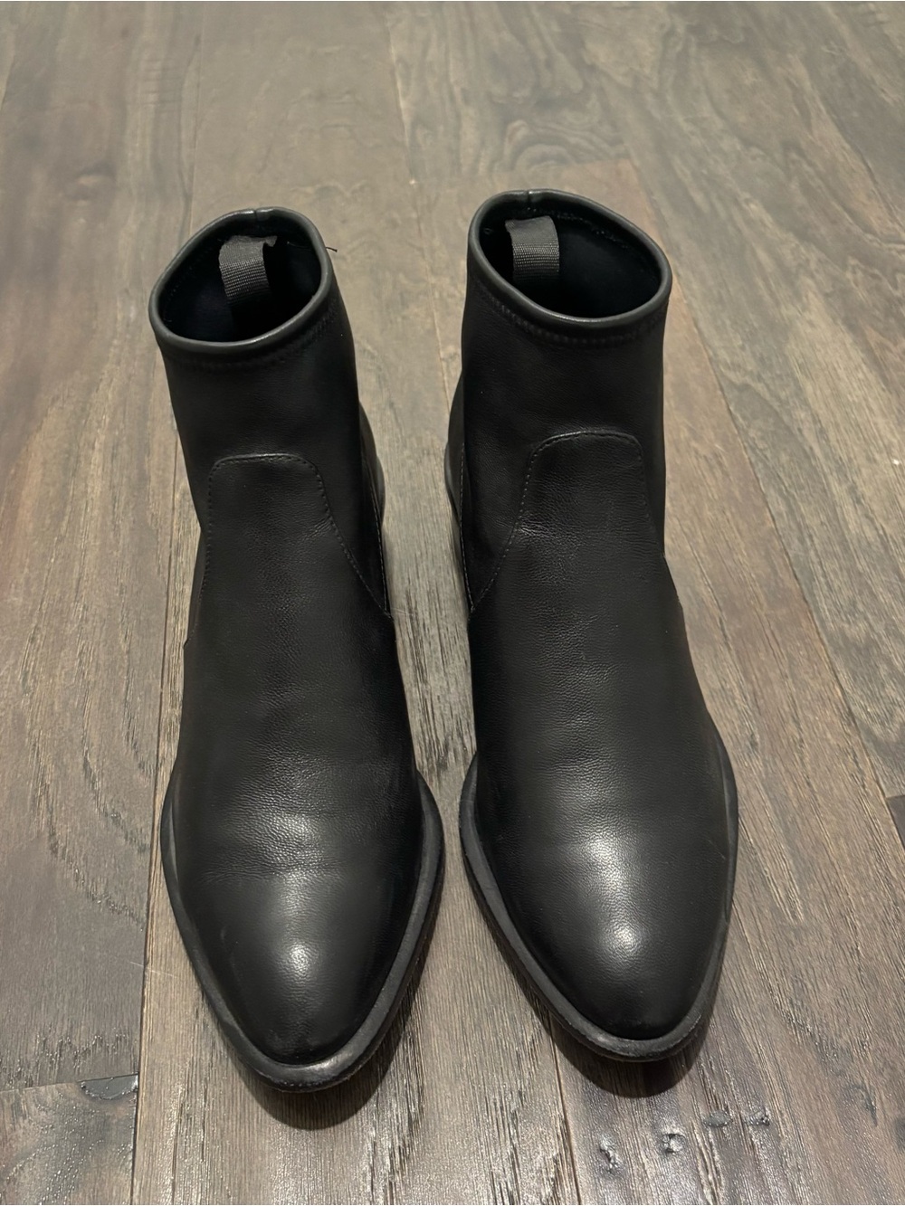 Alexander Wang Black Pointed Toe Ankle Boots